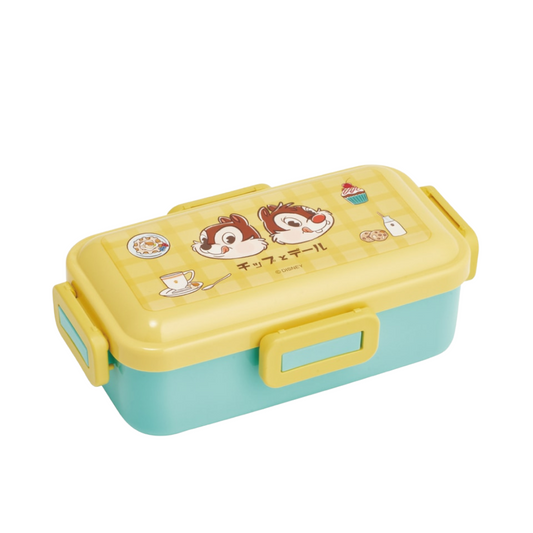 Skater Disney Chip 'n' Dale Yellow Bento Lunch Box 530ml