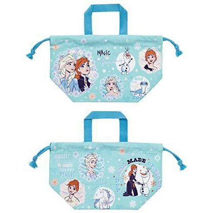 Skater Disney Princess Frozen Cotton Bento Lunch Bag