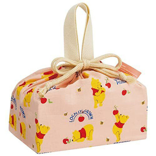 Skater Disney Winnie the Pooh Cotton Bento Lunch Bag