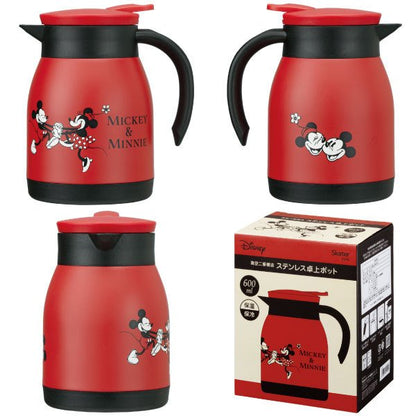 Skater Disney Mickey & Minnie Stainless Steel Vacuum Jug 600ml