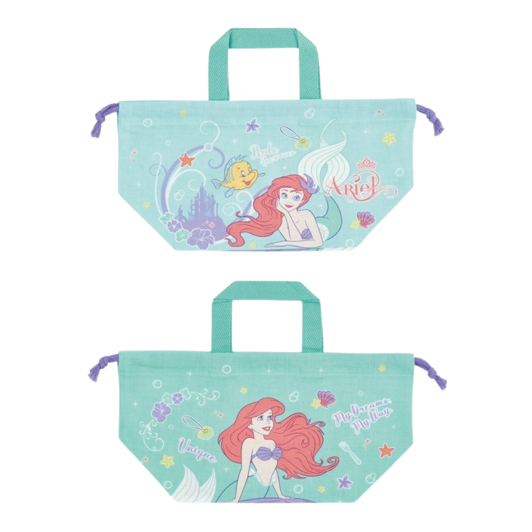 Skater Disney The Little Mermaid Cotton Bento Lunch Bag