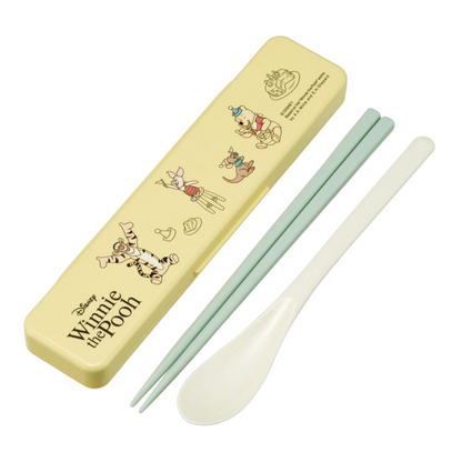 Skater Disney Winnie the Pooh and friends Chopstick and Spoon Set