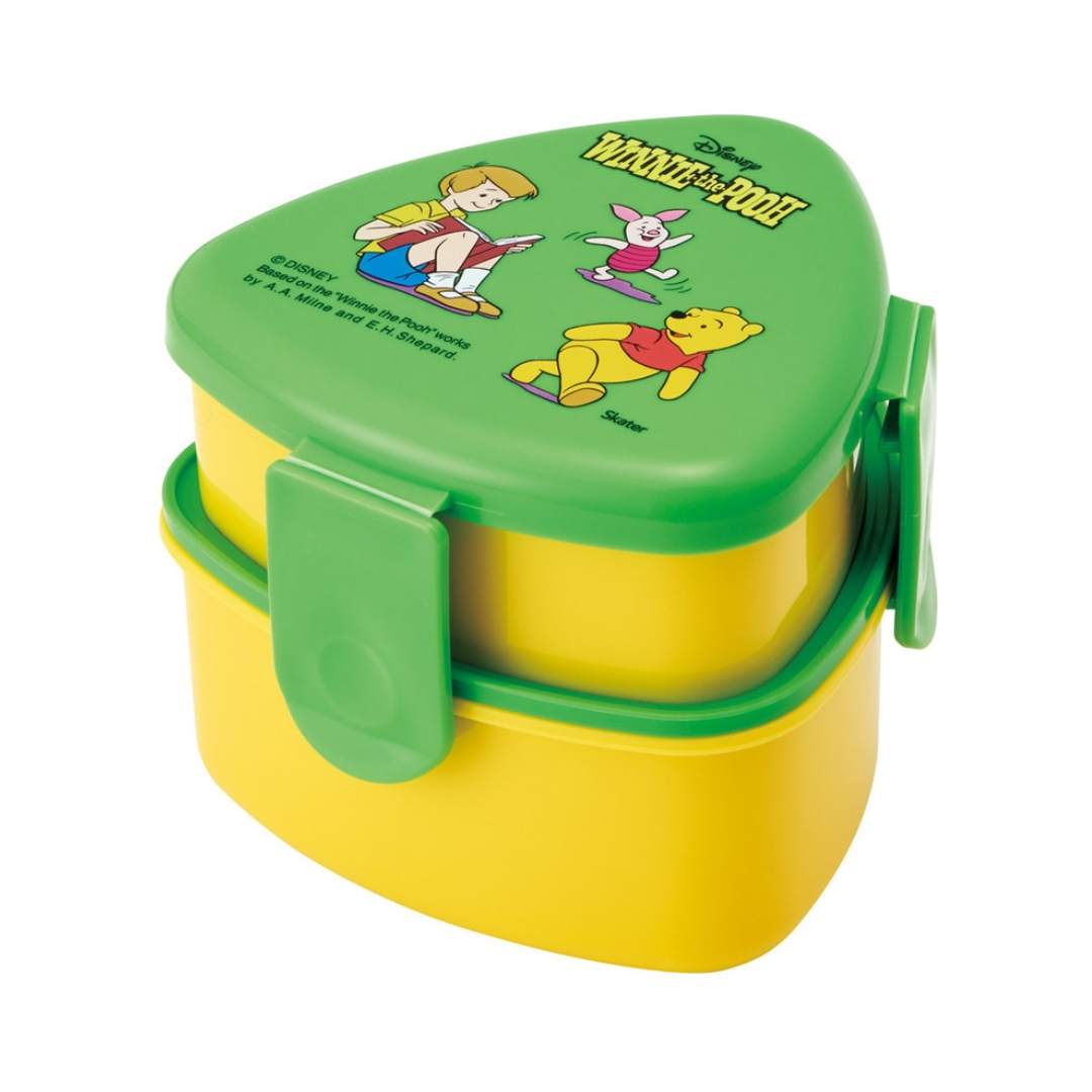 skater-disney-winnie-the-pooh-triangular-two-tier-lunch-box-500ml