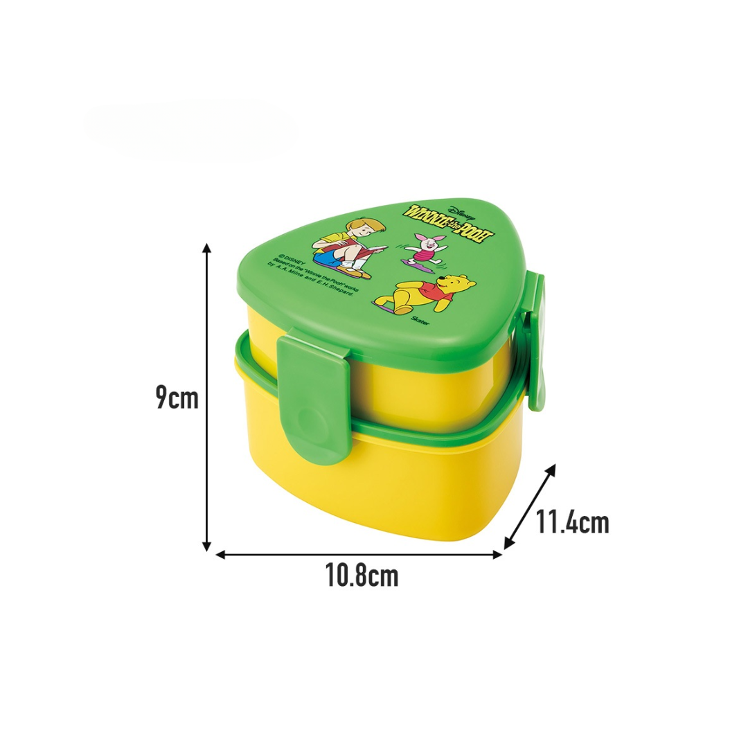 skater-disney-winnie-the-pooh-triangular-two-tier-lunch-box-500ml