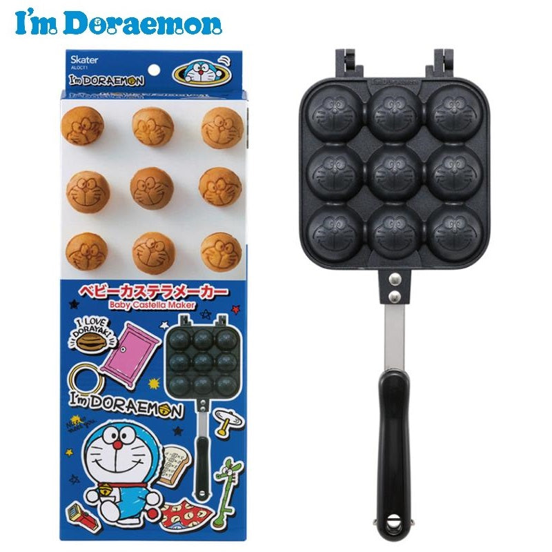 Skater Doraemon Square Aluminium Hot Baby Castella Maker Frying Pan