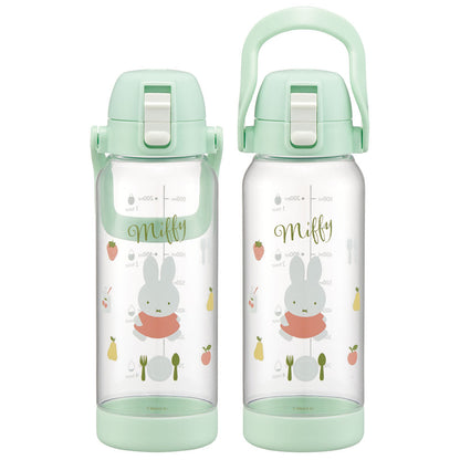 Skater Miffy Clear One Touch Bottle 1L