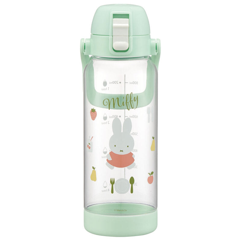 Skater Miffy Clear One Touch Bottle 1L