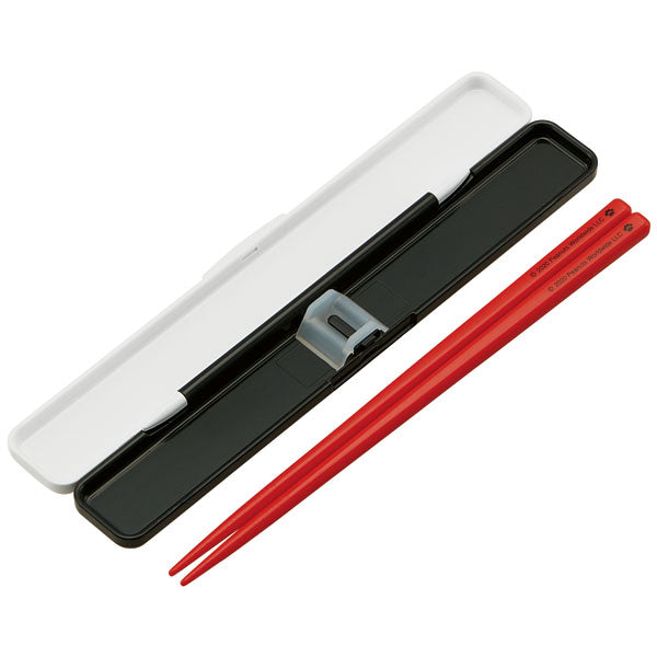 Skater Peanuts Snoopy Cutlery Chopstick Case Set