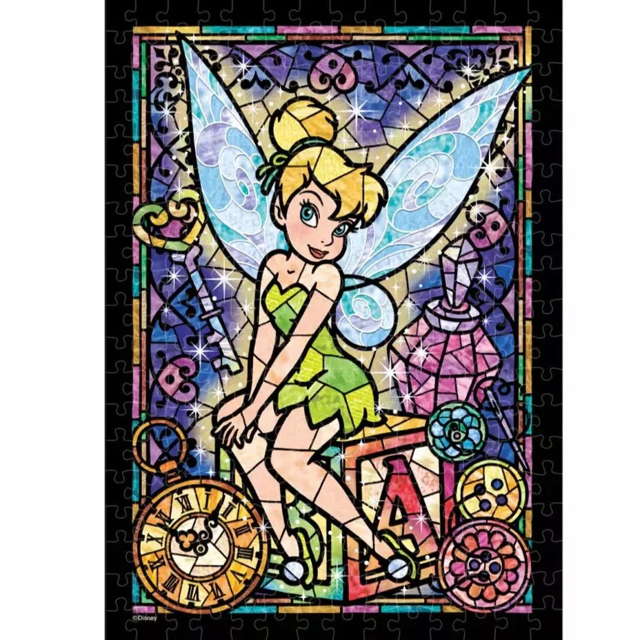 Tenyo Disney Tinker Bell Stained Glass Jigsaw Puzzle 266pcs