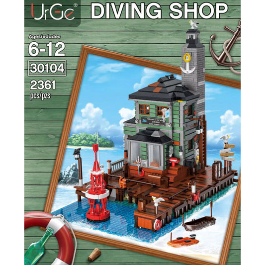 URGE Diving Shop Building Block Toy - 30104