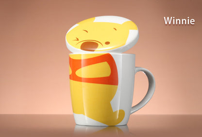 Winnie-The-Pooh Character Mug with Lid